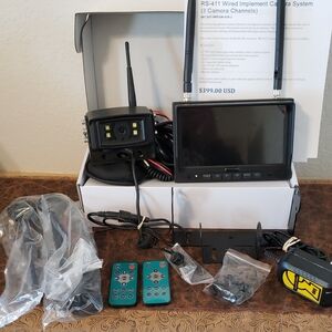Ranch Horse Trailer RV Wired Implement Farm Ranch Camera System Used RosTech